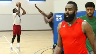 James Harden NBA MVP Highlights at Rico Hines UCLA Run Houston Rockets [upl. by Dari]