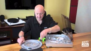 Tutorial  How To Replace A Turntable Belt [upl. by Austina]