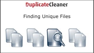 Find unique files with Duplicate Cleaner Comparing drives [upl. by Schonfield158]