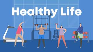 Sports Make Healthy Life  Sports Benefits Animation Explainer Video Editable [upl. by Culberson]