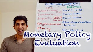 Y1 36 Monetary Policy  Problems and Evaluation [upl. by Haimerej682]