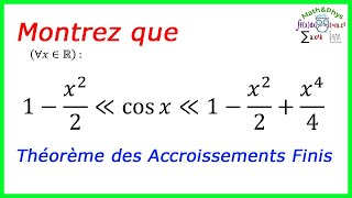 THÉORÈME DES ACCROISSEMENTS FINIS TAF  2 BAC SM  EXERCICE 2 [upl. by Eladroc]