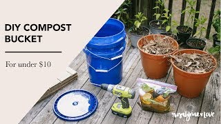 DIY Compost Bucket [upl. by Eiblehs]