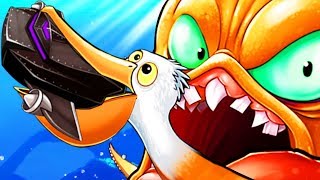 PELICAN OCTOPUS TENTACLE SWALLOWS EVERYTHING FINAL BOSS  Octogeddon Part 6  Pungence [upl. by Eltsirk]