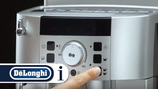 Magnifica S  How to set the Auto Off on your coffee machine [upl. by Zandt772]