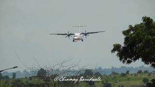 JALGAON AIRPORT Landing Truejet 2T716 Mumbai to Jalgaon [upl. by Africah437]