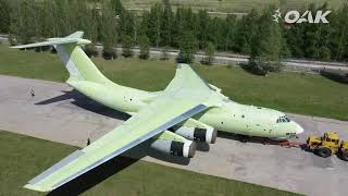 Russia assembles its first IL76MD90A Heavy Transport Aircraft [upl. by Asi]