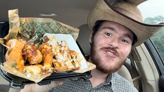 Wingstop Cajun Meal Deal Review [upl. by Ursel]