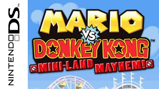 DS Mario vs Donkey Kong MiniLand Mayhem 2010 100 Longplay [upl. by Fredra509]