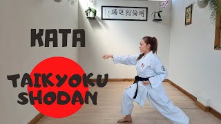 Kata Taikyoku Shodan 🥋 Karate Shotokan 👊🏻 [upl. by Osugi]