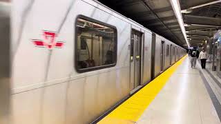 TTC Line 1 heading to Vaughan from Yorkdale Station [upl. by Jem279]