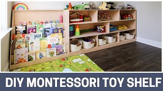 How to build a DIY Montessori toy shelf [upl. by Laroy]