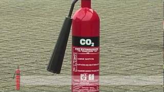 Fire Safety Training  How to use a CO2 Carbon Dioxide Fire Extinguisher [upl. by Idette27]