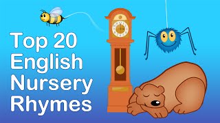 TOP 20 ENGLISH NURSERY RHYMES  Compilation  Nursery Rhymes TV  English Songs For Kids [upl. by Ylrac]