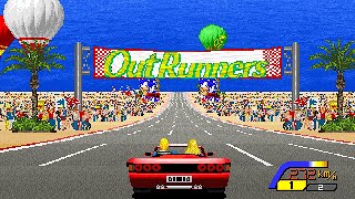 OutRunners Longplay Arcade QHD All Routes [upl. by Otreblide]