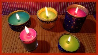 🕯COMO RECICLAR RESTOS DE VELAS 🕯 VELAS CASERAS [upl. by Quinn]