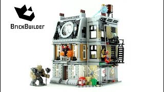 Lego Super Heroes 76108 Sanctum Sanctorum Showdown  Lego Speed Build [upl. by Allisirp]