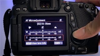 How to perform AF Microadjustment [upl. by Kinzer]