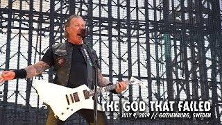 Metallica The God That Failed Gothenburg Sweden  July 9 2019 [upl. by Asinla]