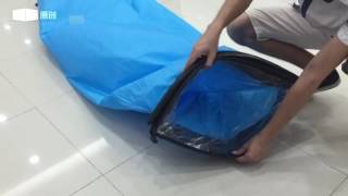 INSTRUCTIONAL VIDEO  How to Inflate the Inflatable Lounger [upl. by Woodie]