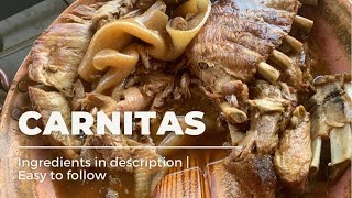 Carnitas 🔥🔥estilo Michoacan🔥🔥Receta súper sencilla [upl. by Daune540]