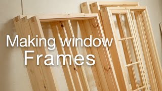 Window case  Making wooden window frames [upl. by Kaliope]