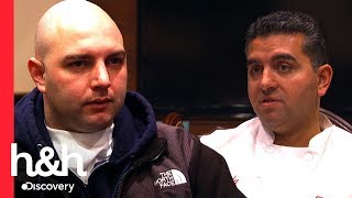 Perdedor de El desafío de Buddy pide trabajo en la pastelería  Cake Boss  Discovery HampH [upl. by Llerrud77]