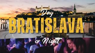 Exploring BRATISLAVAS Hidden Gems at Night and Day [upl. by Jezabelle]