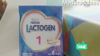 Lactogen 1 formula milk for baby WHY ITS ADVISED [upl. by Ylreveb]