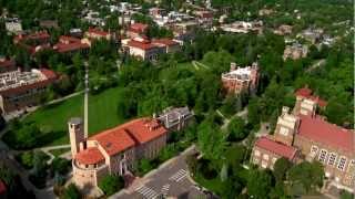 Flying Over CUBoulder [upl. by Ellennahc980]