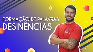 Formação de palavras desinências  Brasil Escola [upl. by Ambie]