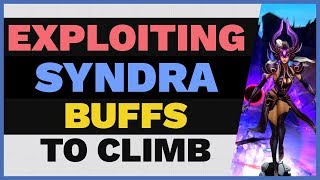 EXPLOITING Syndra to CLIMB FAST  Playstyle Runes Skill Order and Build  Skill Capped [upl. by Aeslahc]