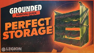 Perfect Storage In Grounded  How To Stack Chests  Grounded Survival Guide [upl. by Ainimreh]