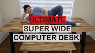 The Ultra Wide Computer Desk from IKEA  Skogsta Review [upl. by Drogin]