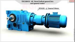 Bevel Helical Geared Motor AK series Helical Bevel Geared Motor [upl. by Nimref]