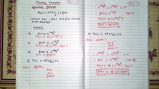 Master Theorem Hindi  DAA  Example 1 [upl. by Kcam444]