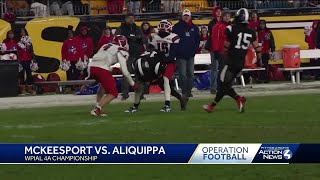 Aliquippa beats McKeesport in 4A championship [upl. by Rikki]