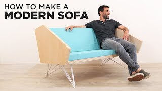 DIY Modern Sofa [upl. by Ylrehs]