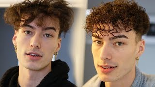 5 MINUTE Curly Hair Tutorial for Men [upl. by Quint756]