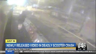 Video shows fatal scooter crash [upl. by Tanny605]