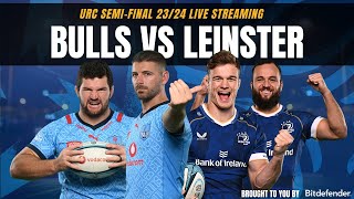 BULLS VS LEINSTER LIVE  URC Live Commentary amp Watchalong [upl. by Yauq]