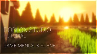Advanced Roblox Studio Tutorial Creating an Advanced Game Menu PART 1 [upl. by Airednaxela]
