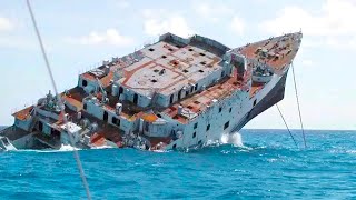 15 Sinking Ships Caught On Camera [upl. by Cohe]