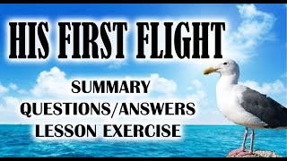 His First Flight Summary amp Question Answers Grammar English Book Class 11 [upl. by Rubie778]