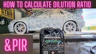 How To Correctly Calculate Dilution Ratio and PIR [upl. by Sinaj548]