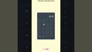 Creating a Fully Functional Calculator using HTML CSS amp Javascript  Javascript Calculator Project [upl. by Leupold921]