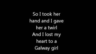 Steve Earle  The Galway Girl LYRICS VIDEO [upl. by Andros]