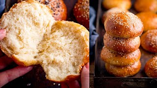 How to make brioche buns  The PERFECT Burger Bun Recipe [upl. by Lydnek241]