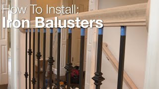 How To Install Iron Balusters [upl. by Anneres573]