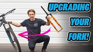 How To Upgrade Your Mountain Bike Fork Every Detail To Consider [upl. by Nielsen]